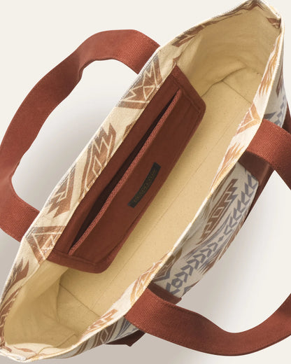 Pendleton Ponderosa Brick Astoria Canvas Medium Tote