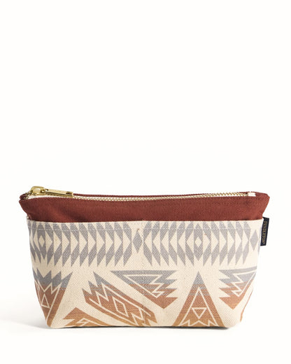 Pendleton Ponderosa Brick Astoria Canvas Zip Pouch
