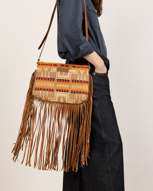 Pendleton Harding Tan Look West Crossbody Bag