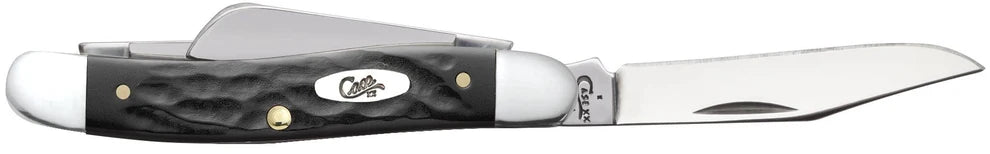 Case Rough Black® Synthetic Medium Stockman Knife