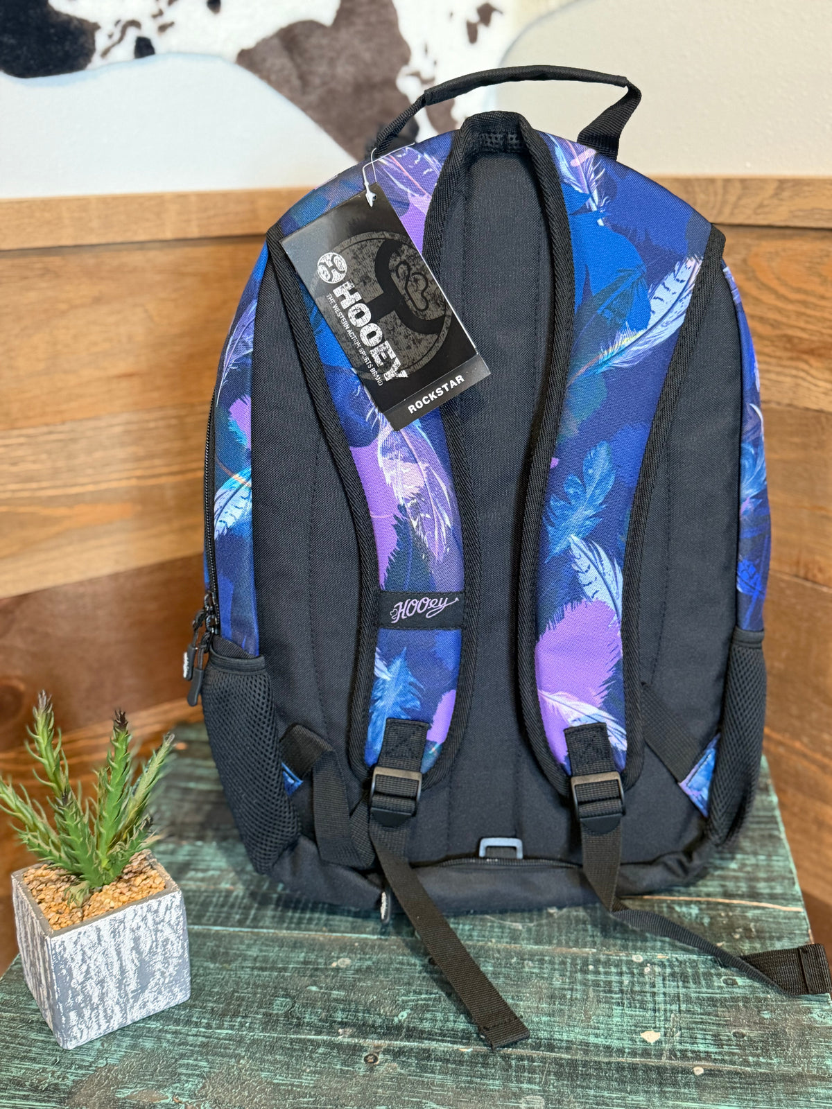 Hooey Rockstar Backpack : Multi Color Feather