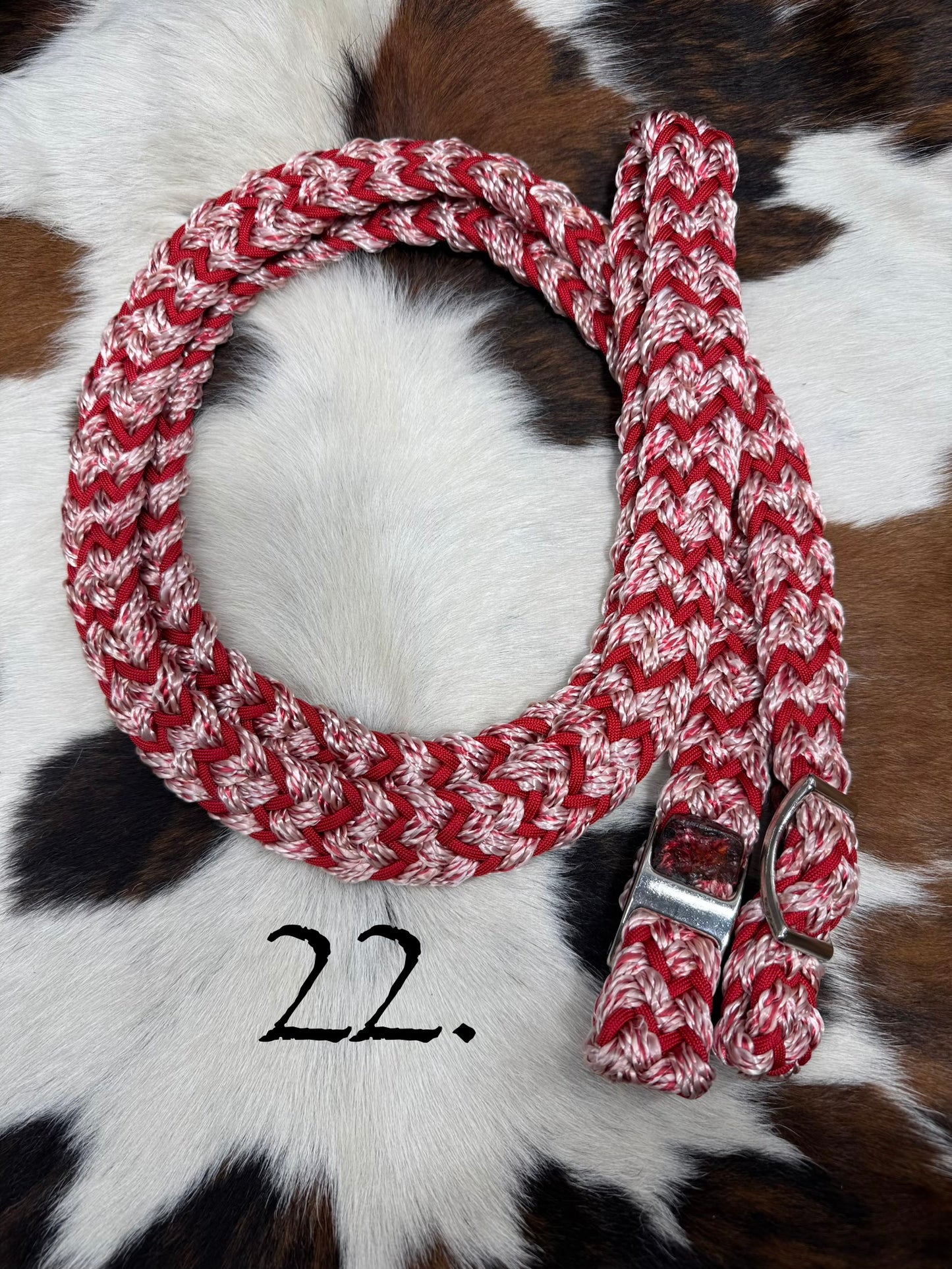 Gale Beebe 9 Strand Barrel Rein