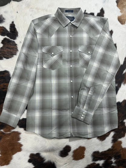 Pendleton Men's Frontier Plaid Western Shirt