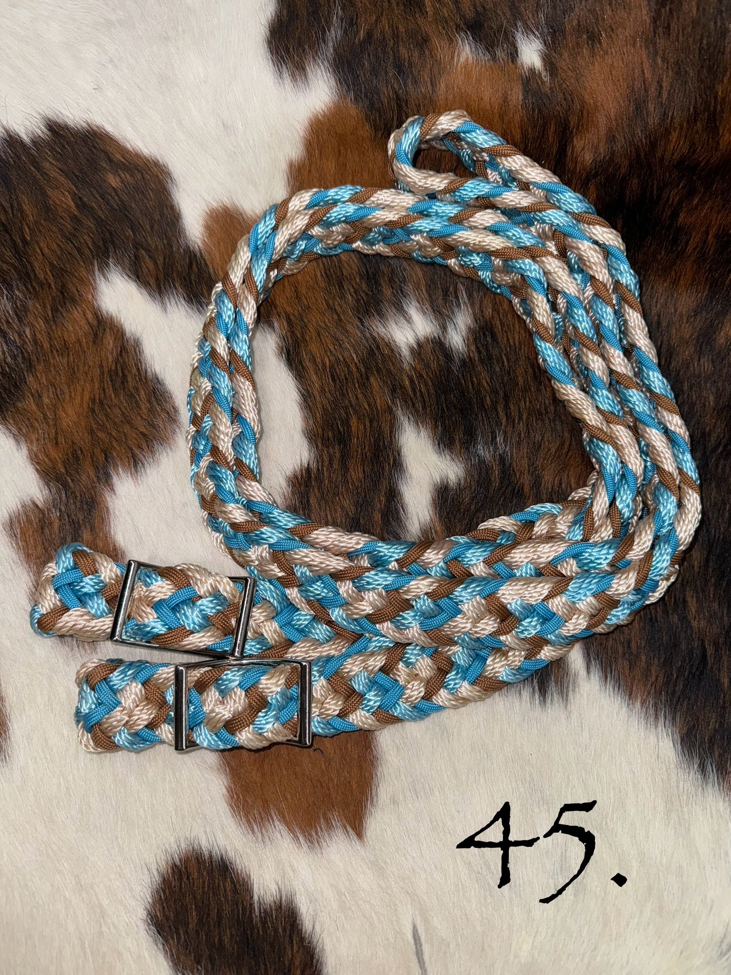 Gale Beebe 9 Strand Barrel Rein