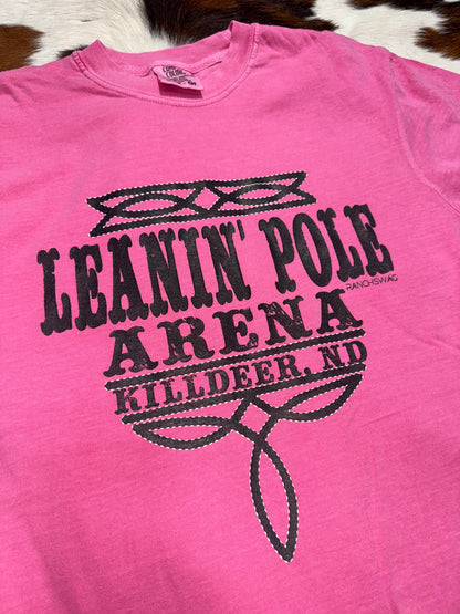 Leanin' Pole Women's Boot Stitch Graphic T-Shirt