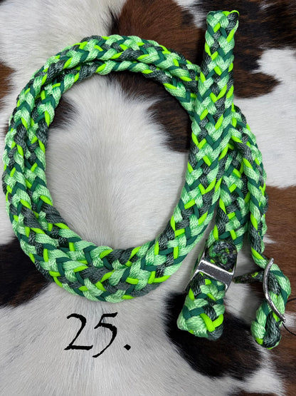Gale Beebe 9 Strand Barrel Rein