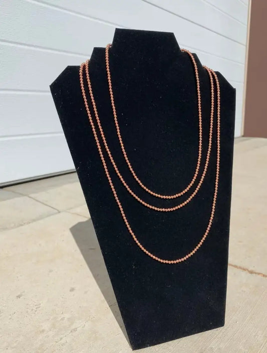 3mm Copper Pearls Jewelry