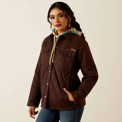 Ariat Women’s Mole Grizzly Quilted Barn Jacket Large Sale Women’s Jacket