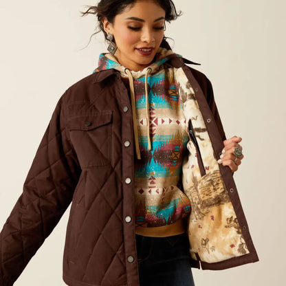 Ariat Women’s Mole Grizzly Quilted Barn Jacket Sale Women’s Jacket