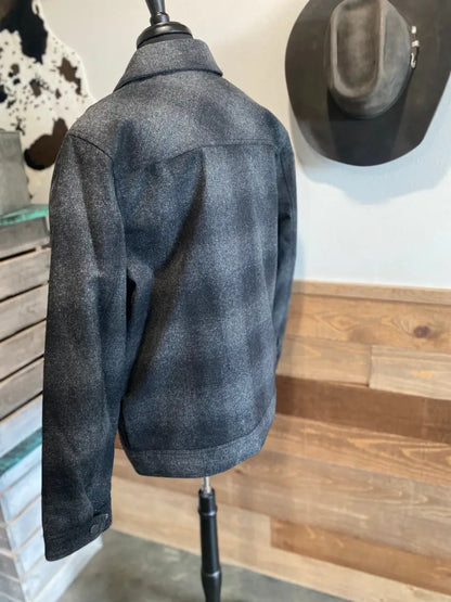 40% : Pendleton Men’s Black & Charcoal Ombre Mt Hood Coat Sale Men’s Jacket