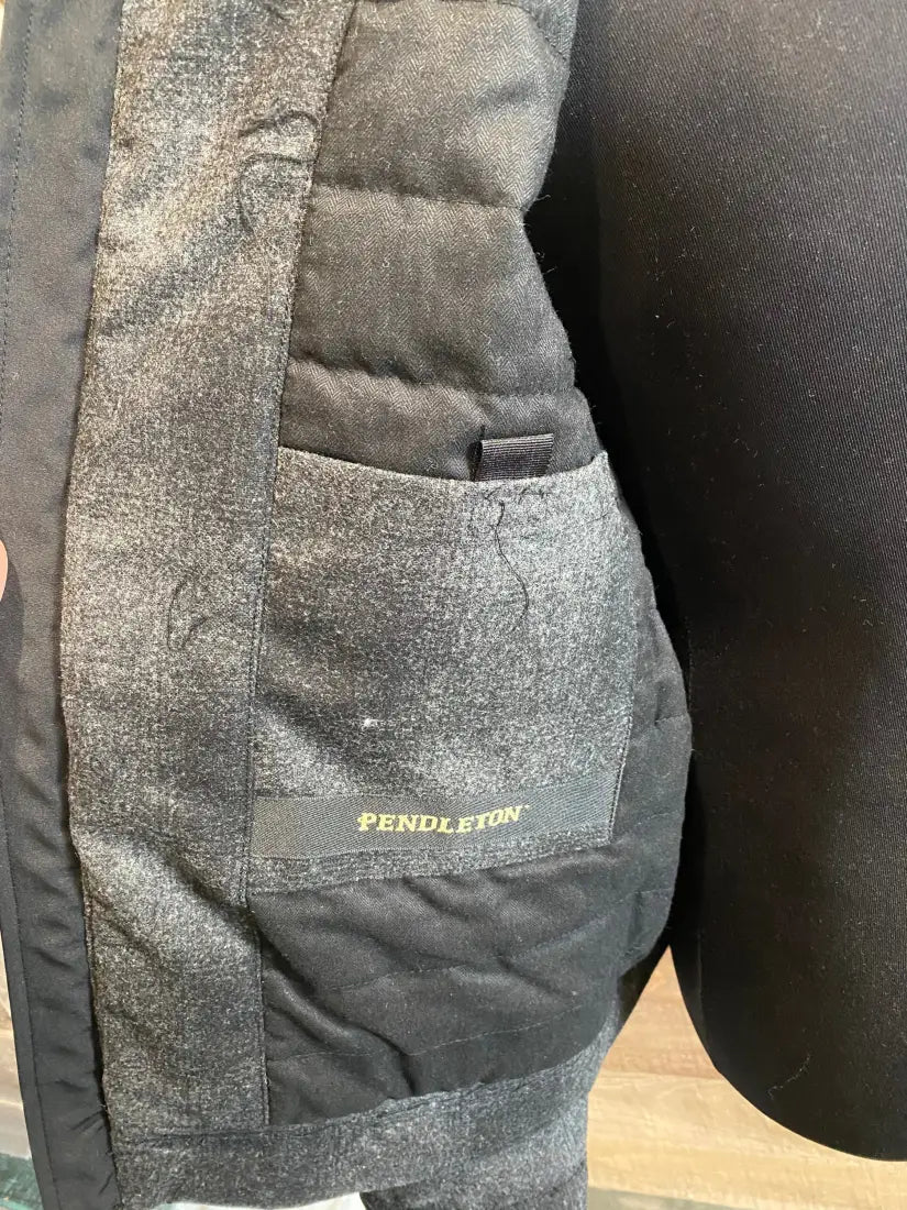 40% : Pendleton Men’s Black & Charcoal Ombre Mt Hood Coat Sale Men’s Jacket