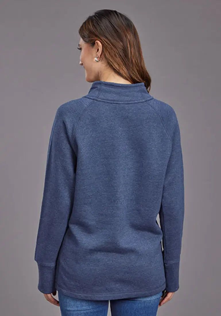 Stetson Women’s Heather Navy Script Pullover Sale Women’s Pullover