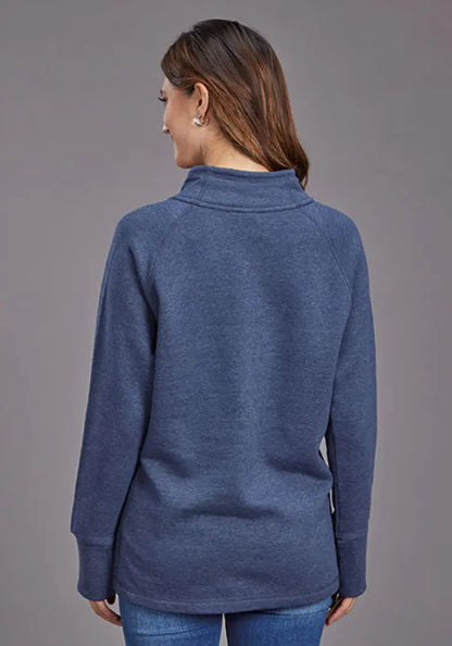 Stetson Women’s Heather Navy Script Pullover Sale Women’s Pullover