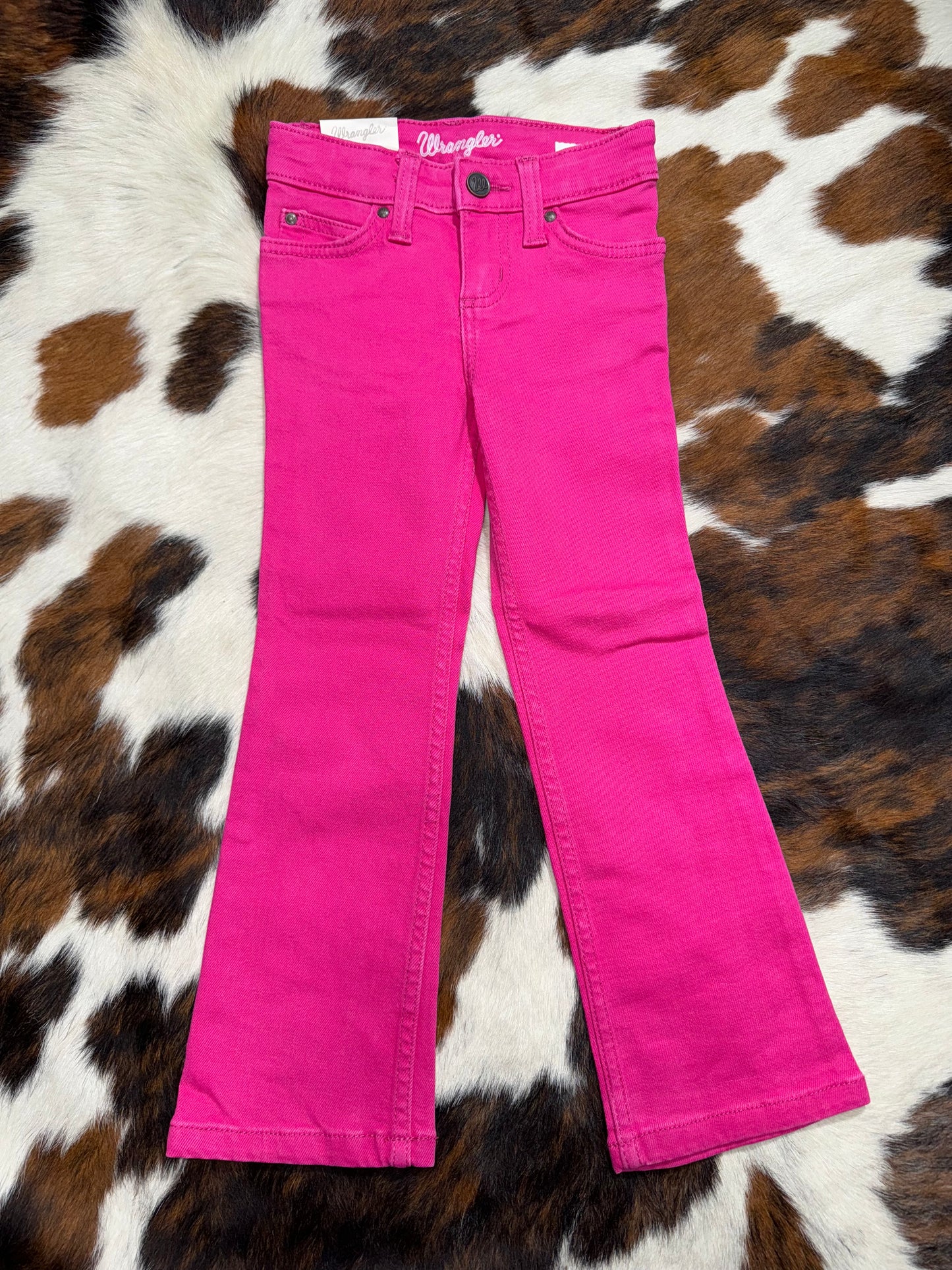 Wrangler Girl's Slim Hot Pink Reyna Bootcut Jean