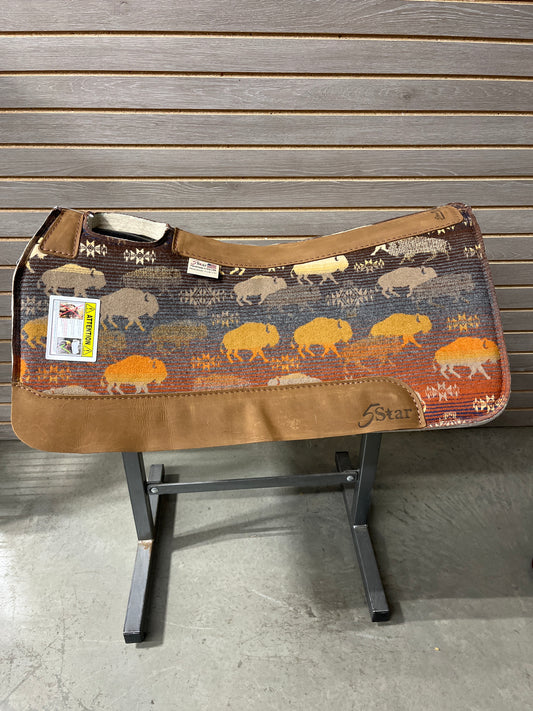 5 Star All Around Saddle Pad "Pendleton Land of the Buffalo Signature Top" 30X30
