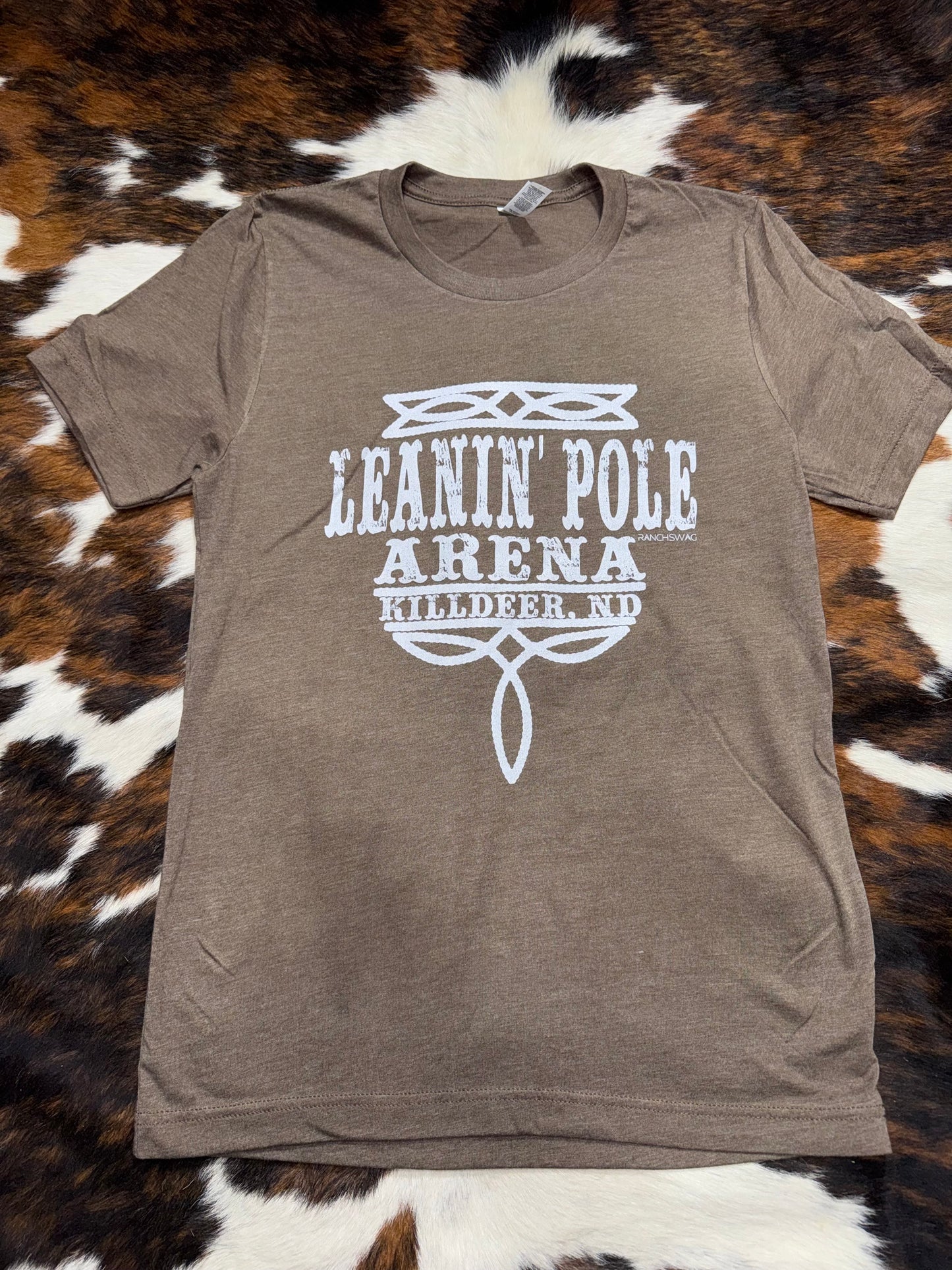 Leanin' Pole Women's Boot Stitch Graphic T-Shirt