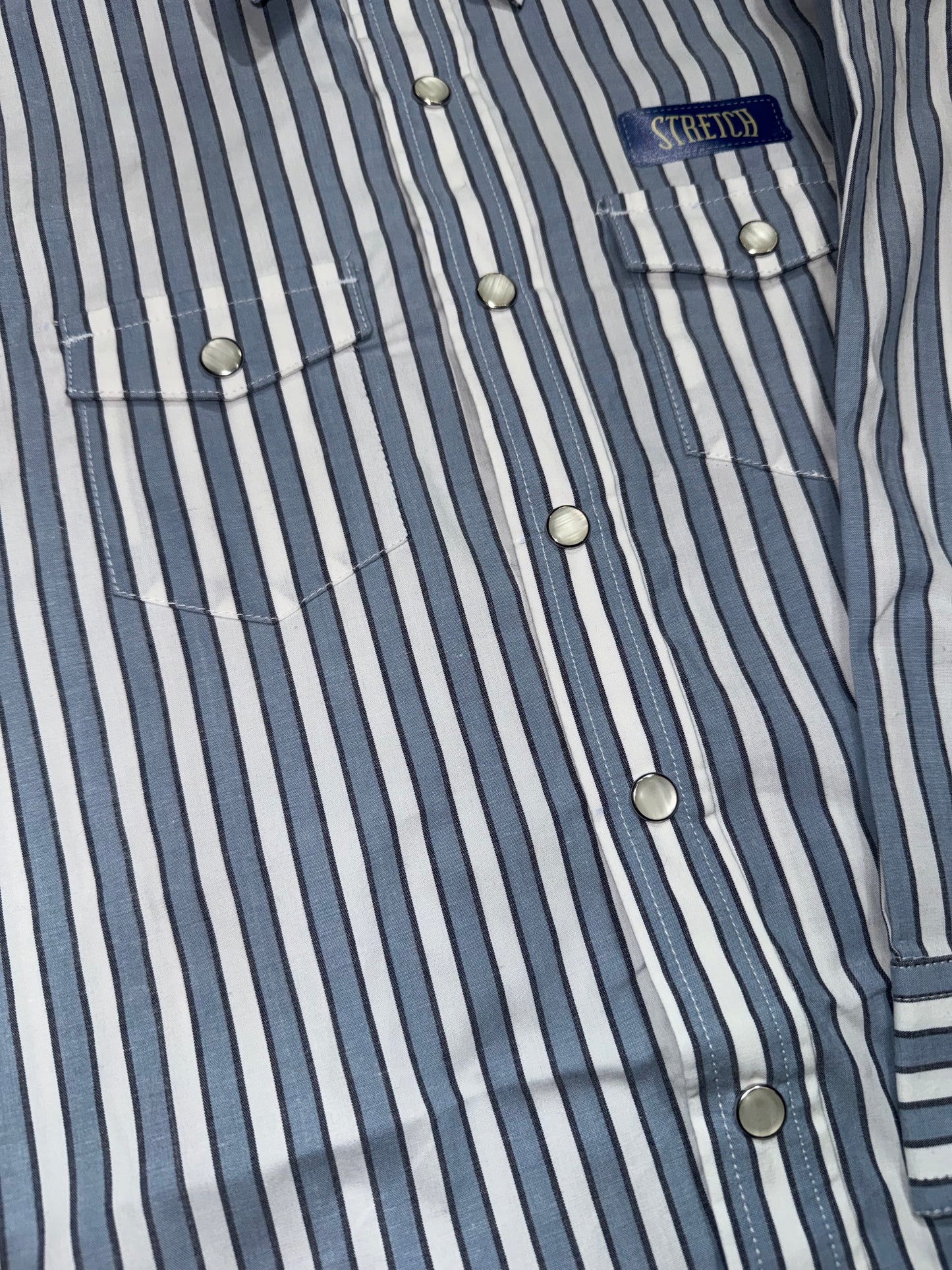 Panhandle Boy's Blue Stripe Western Shirt