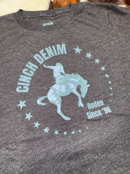 Cinch Boy's Charcoal Bronc T-Shirt