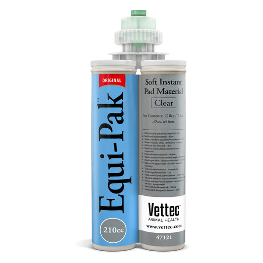 Vettec 210cc Equi-Pak Soft Instant Pad - Clear