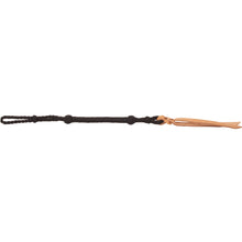 Load image into Gallery viewer, Oxbow Nylon Braided Quirt with Leather End - Assorted Colors

