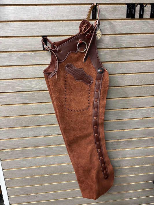 Rockin' Y Adult Leather Arizona Work Chaps