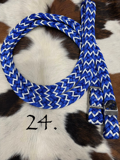 Gale Beebe 9 Strand Barrel Rein