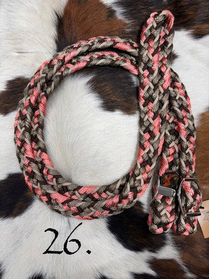 Gale Beebe 9 Strand Barrel Rein