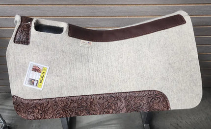5 Star All Around Saddle Pad (Brown Cowboy Tool Wear Leathers) 30X30