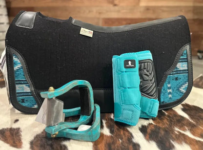 5 Star Barrel Racer Saddle Pad with Frontier Corner 30X28 Saddle Pad