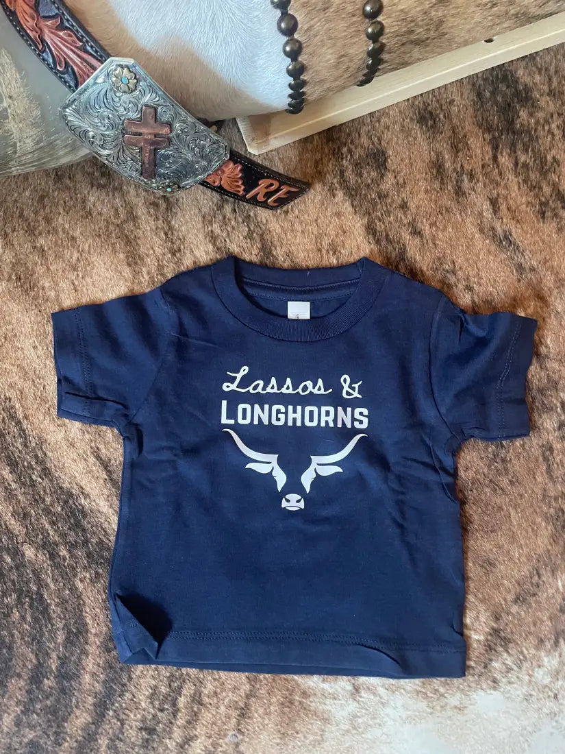 $5: STW Boy’s Infant Lassos & Longhorns T-Shirt 3M Sale Boy’s Infant