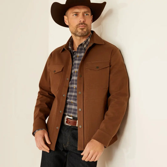 50% : Ariat Men’s Carafe Relentless Amarillo Shirt Jacket Large Sale Men’s Jacket