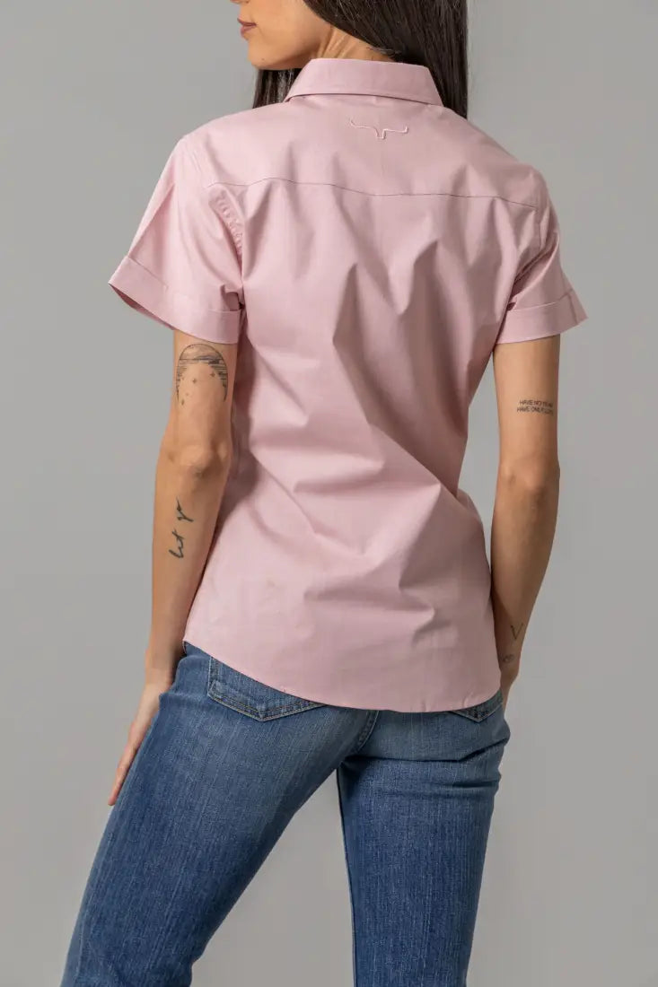 Kimes Ranch Women’s Pink Linville Short Sleeve Western Shirt Sale Women’s Western