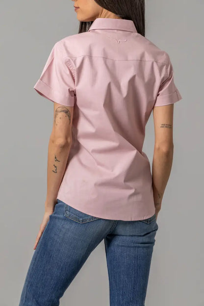 Kimes Ranch Women’s Pink Linville Short Sleeve Western Shirt Sale Women’s Western