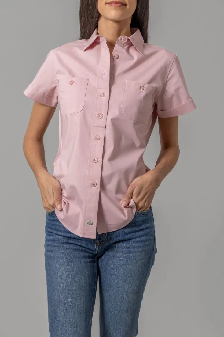 Kimes Ranch Women’s Pink Linville Short Sleeve Western Shirt Sale Women’s Western