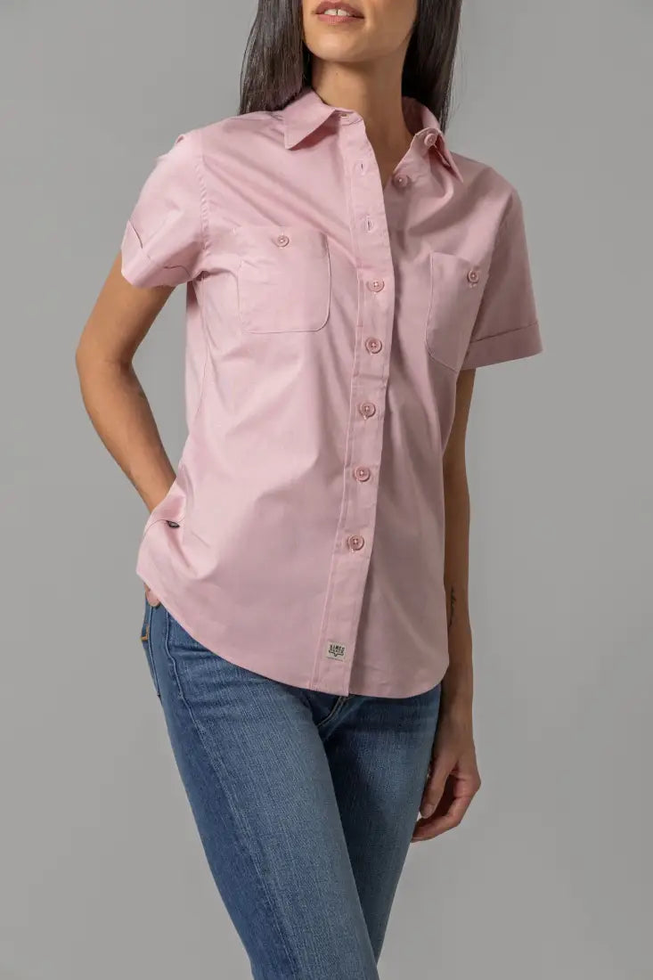 Kimes Ranch Women’s Pink Linville Short Sleeve Western Shirt Sale Women’s Western