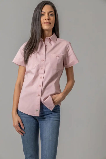 Kimes Ranch Women’s Pink Linville Short Sleeve Western Shirt Sale Women’s Western