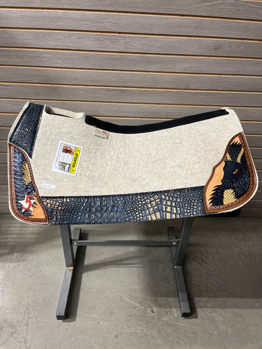 5 Star All Around Saddle Pad- Limited Edition "Dragon Rider- Black Dragon Tairn" 30x30