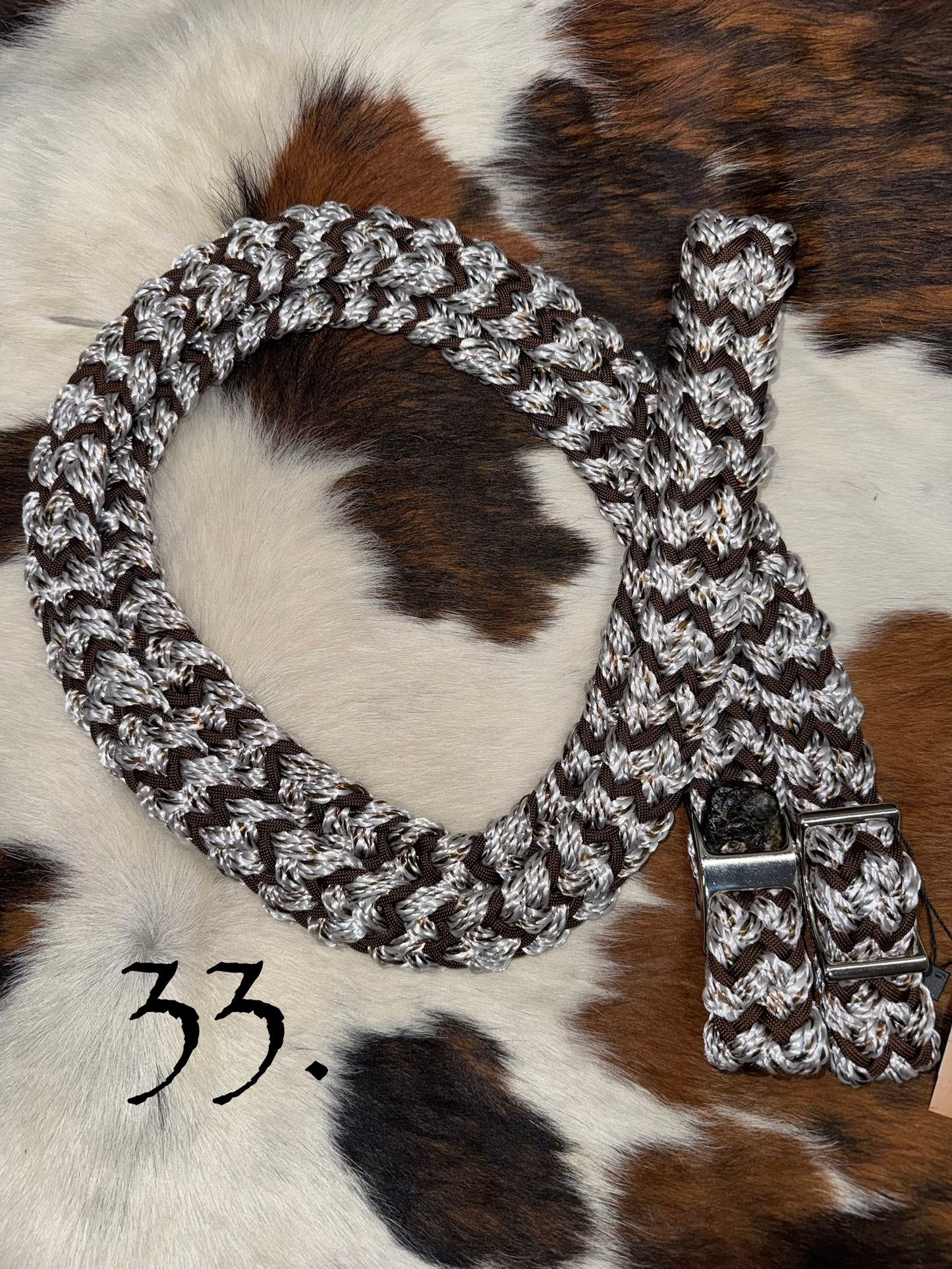 Gale Beebe 9 Strand Barrel Rein