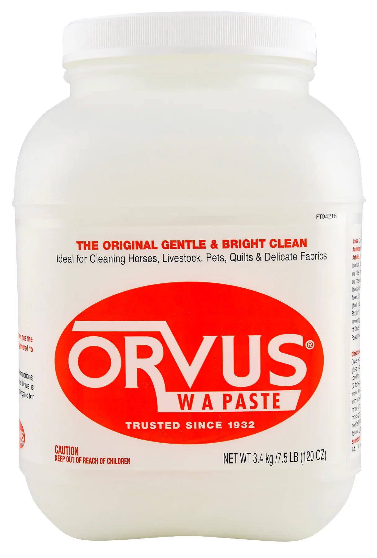 Orvus WA Paste 7.5lbs