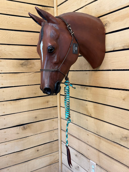 Twisted Knot Halters Rope Halter w/ Easy Off Clip & Lead