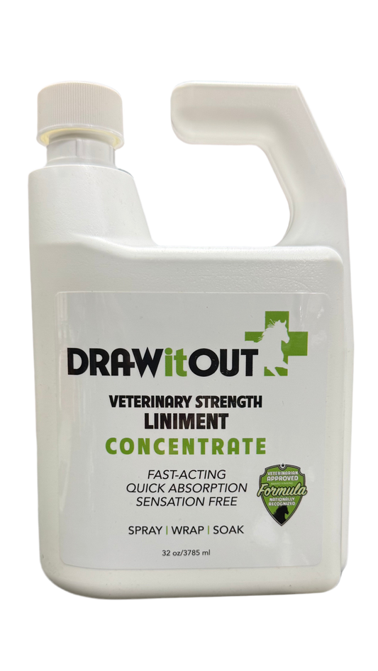 Draw It Out Horse Liniment Spray 32oz Concentrate