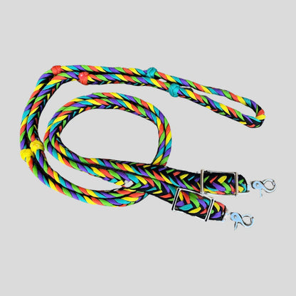The Epic Animal Braided Barrel Reins