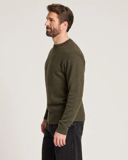 Pendleton Men's Camo Heather Shetland Crew Wool Sweater