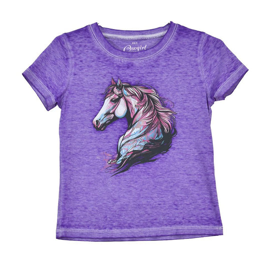Cowgirl Hardware Girl's Watercolor Horse T-Shirt