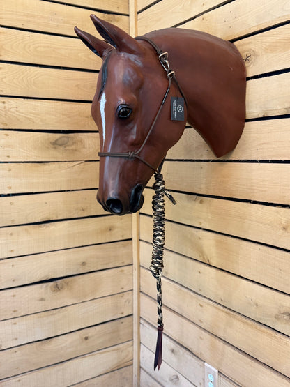 Twisted Knot Halters Rope Halter w/ Easy Off Clip & Lead