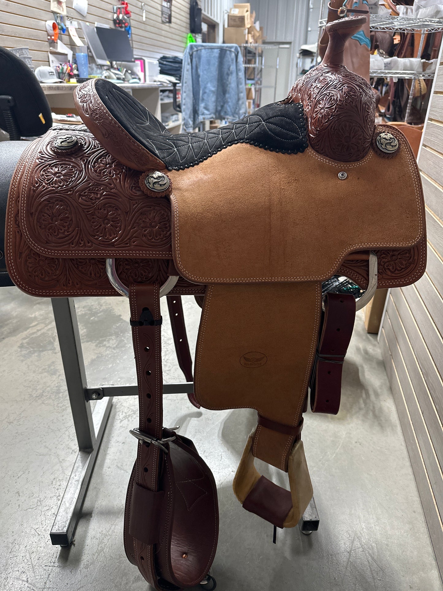 Trevor Brazile Relentless 14" Calf Roper Saddle