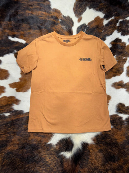 Rock & Roll Men's Camel Western Cowboy T-Shirt