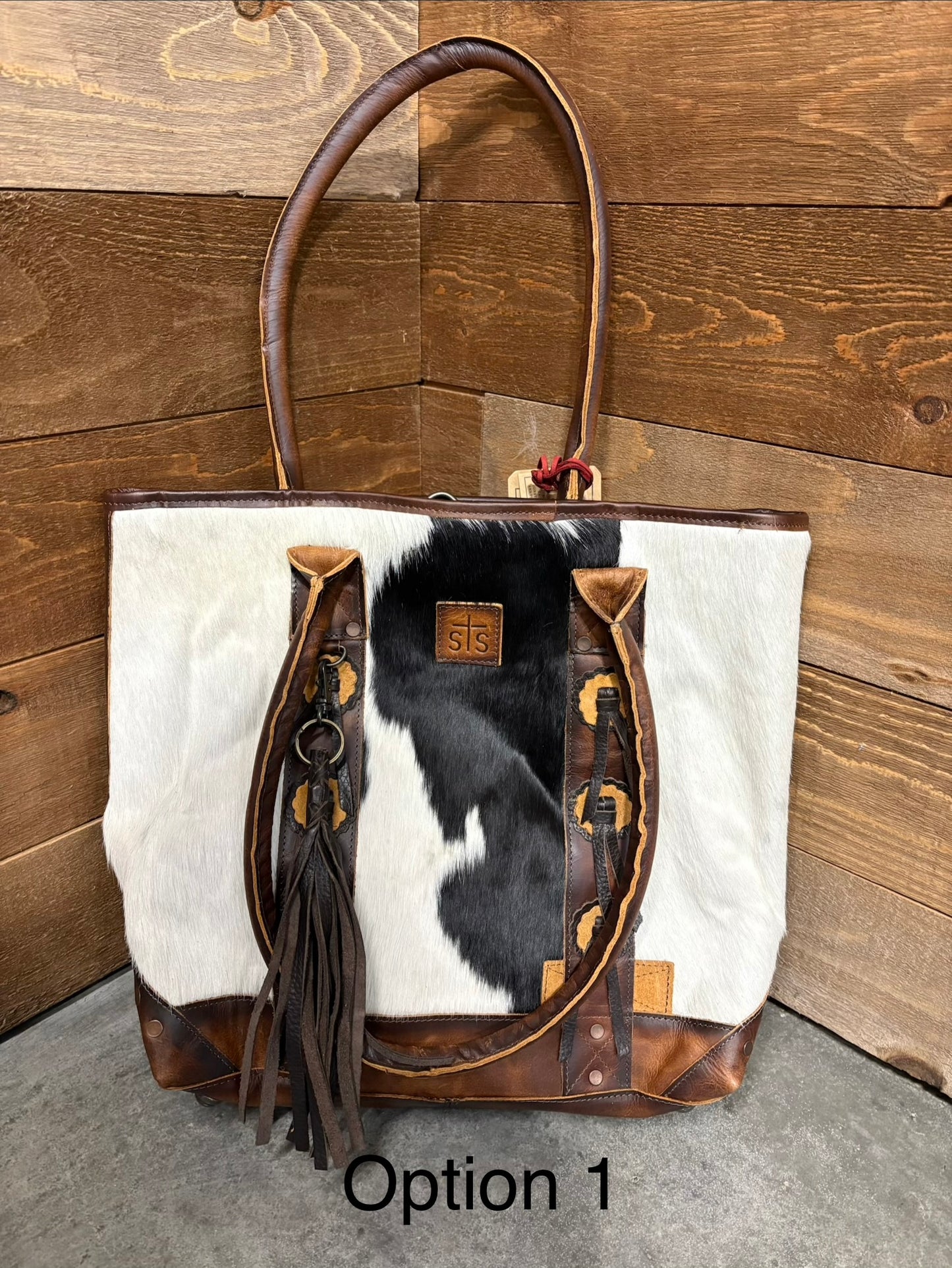 STS Guadalupe Cowhide Palomino Tote