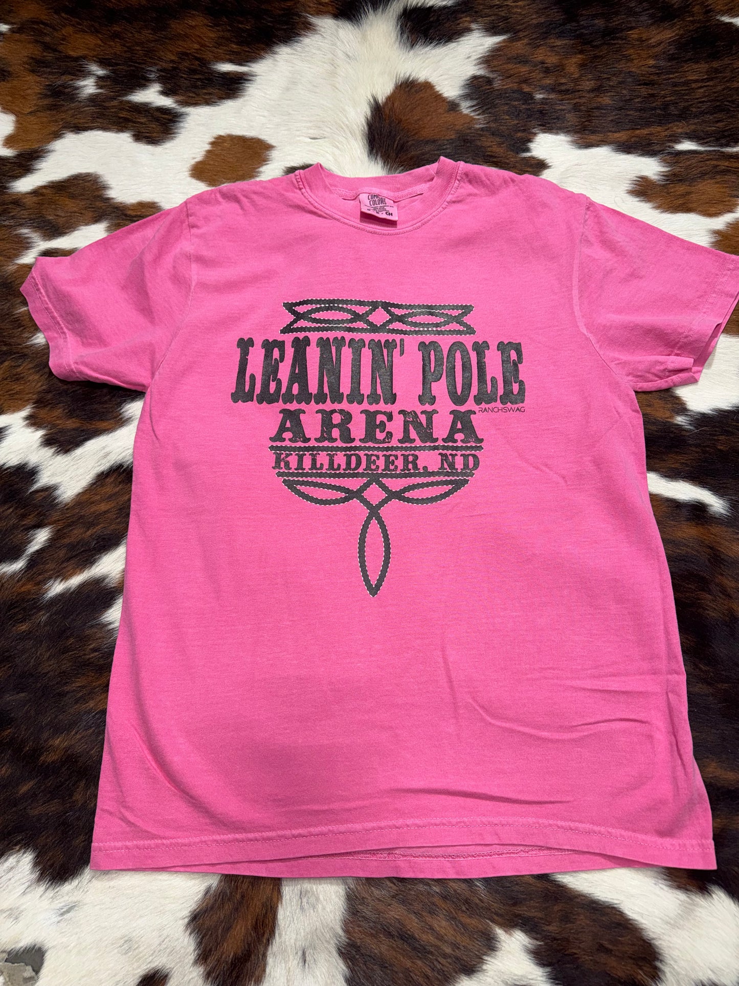 Leanin' Pole Women's Boot Stitch Graphic T-Shirt