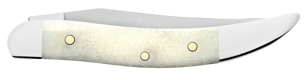 Case Smooth Natural Bone Small Texas Toothpick Knife